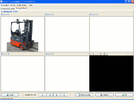 Gestione fotografie e filmati carrello elevatore