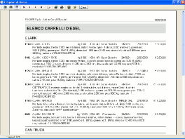 Anteprima di stampa listino carrelli elevatori